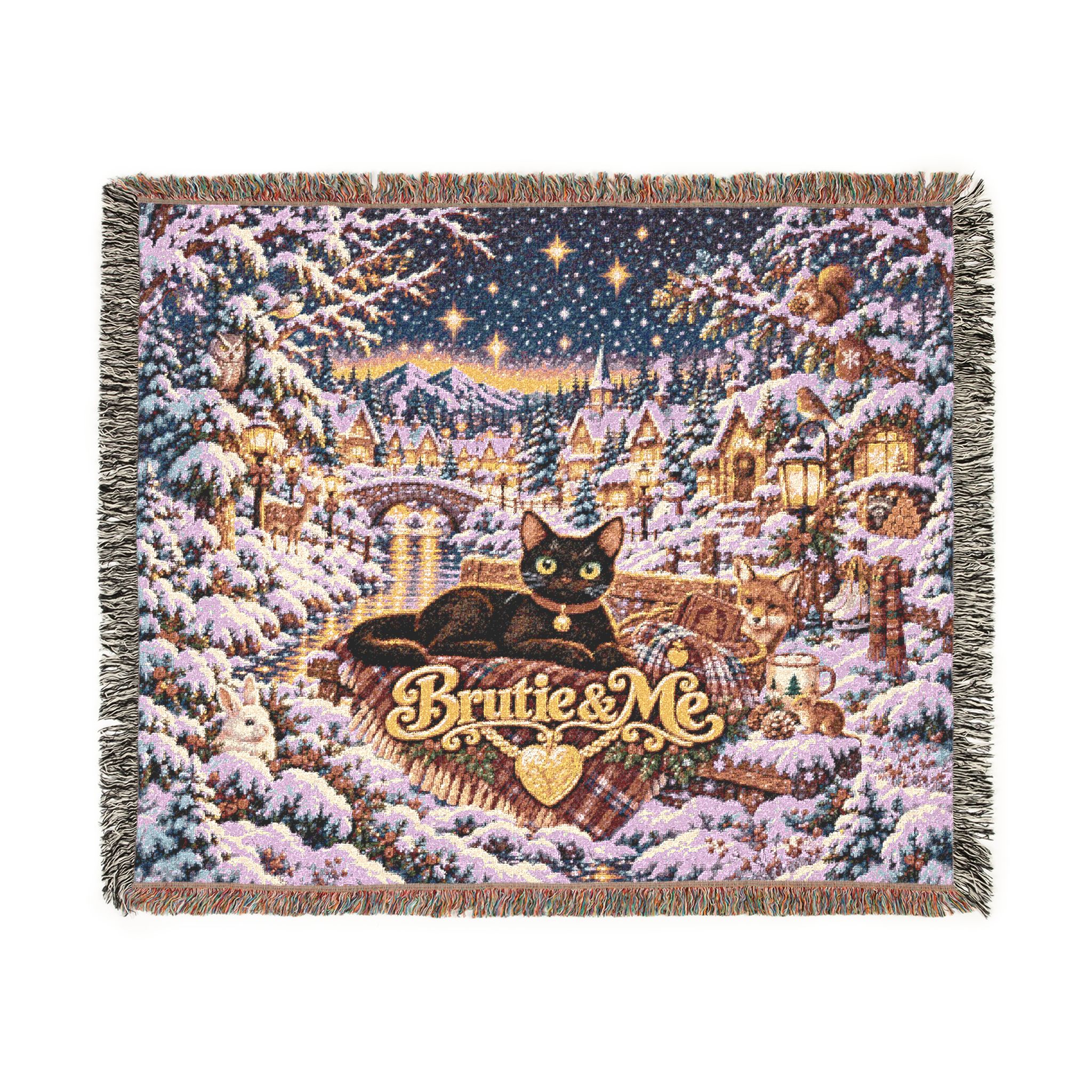 Winter 'See What You Can See' Woven Throw Blanket - Image 5