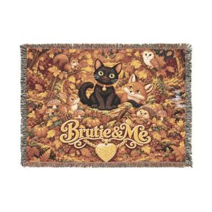 Fall 'See What You Can See' Woven Throw Blanket