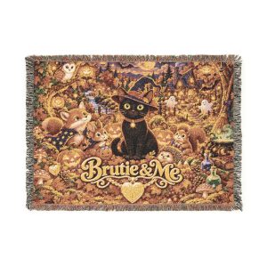 Halloween 'See What You Can See' Woven Throw Blanket