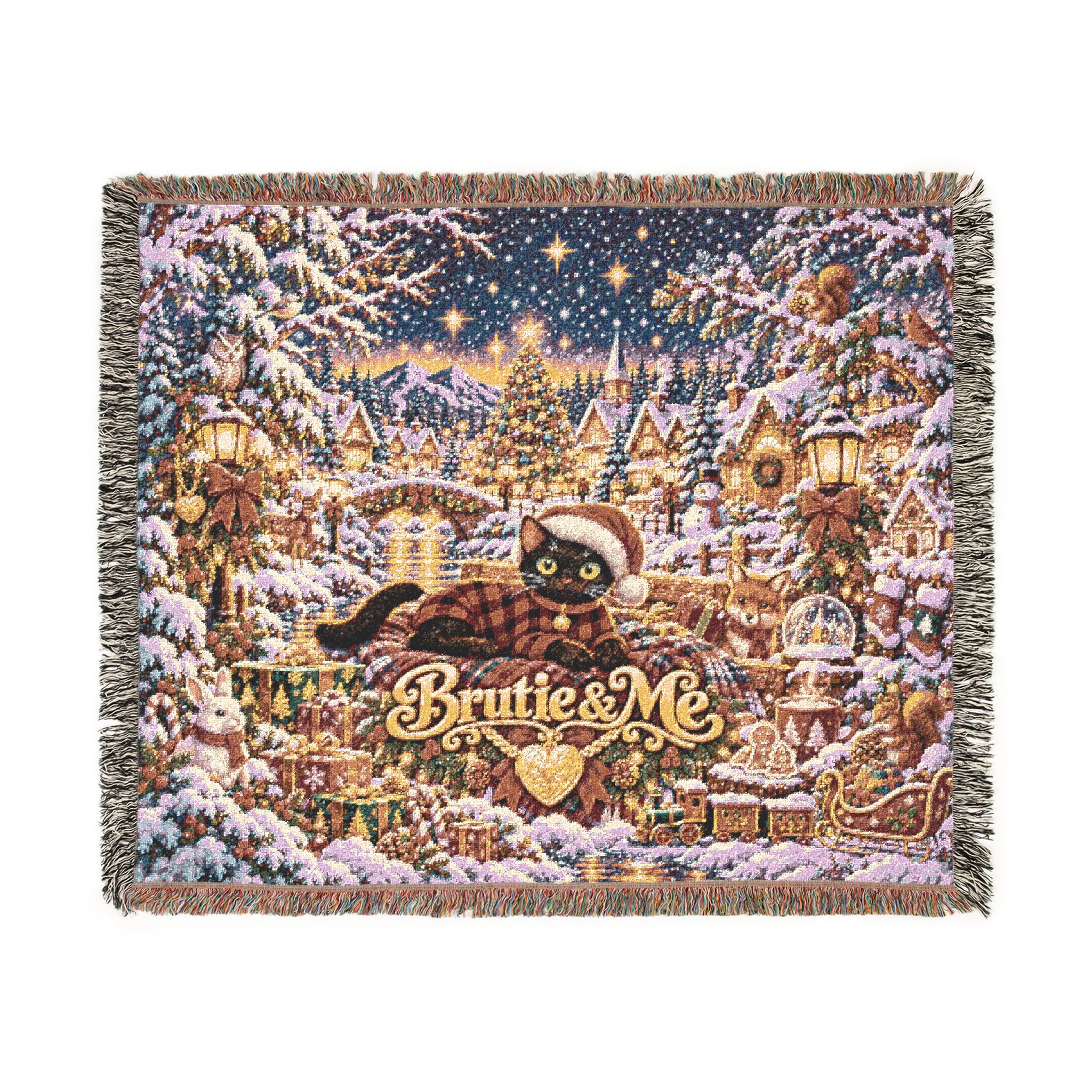Christmas 'See What You Can See' Woven Blanket - Image 5